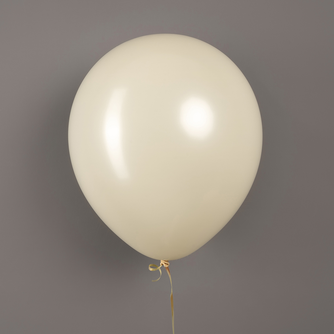 Шар (12''/30 см), Слоновая кость, пастель ретро, 100 шт.
