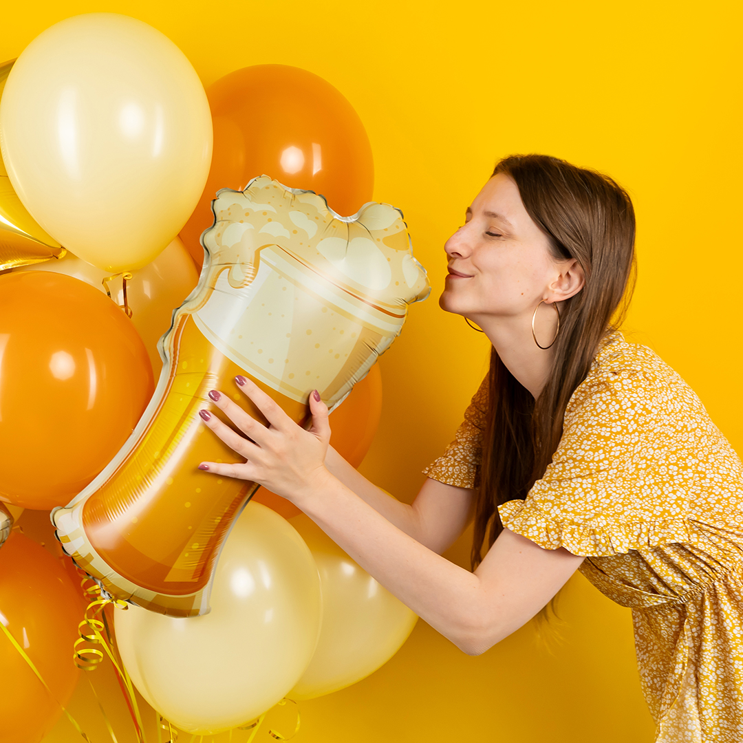 Шар (20''/51 см) Фигура, Кружка пива, 1 шт.