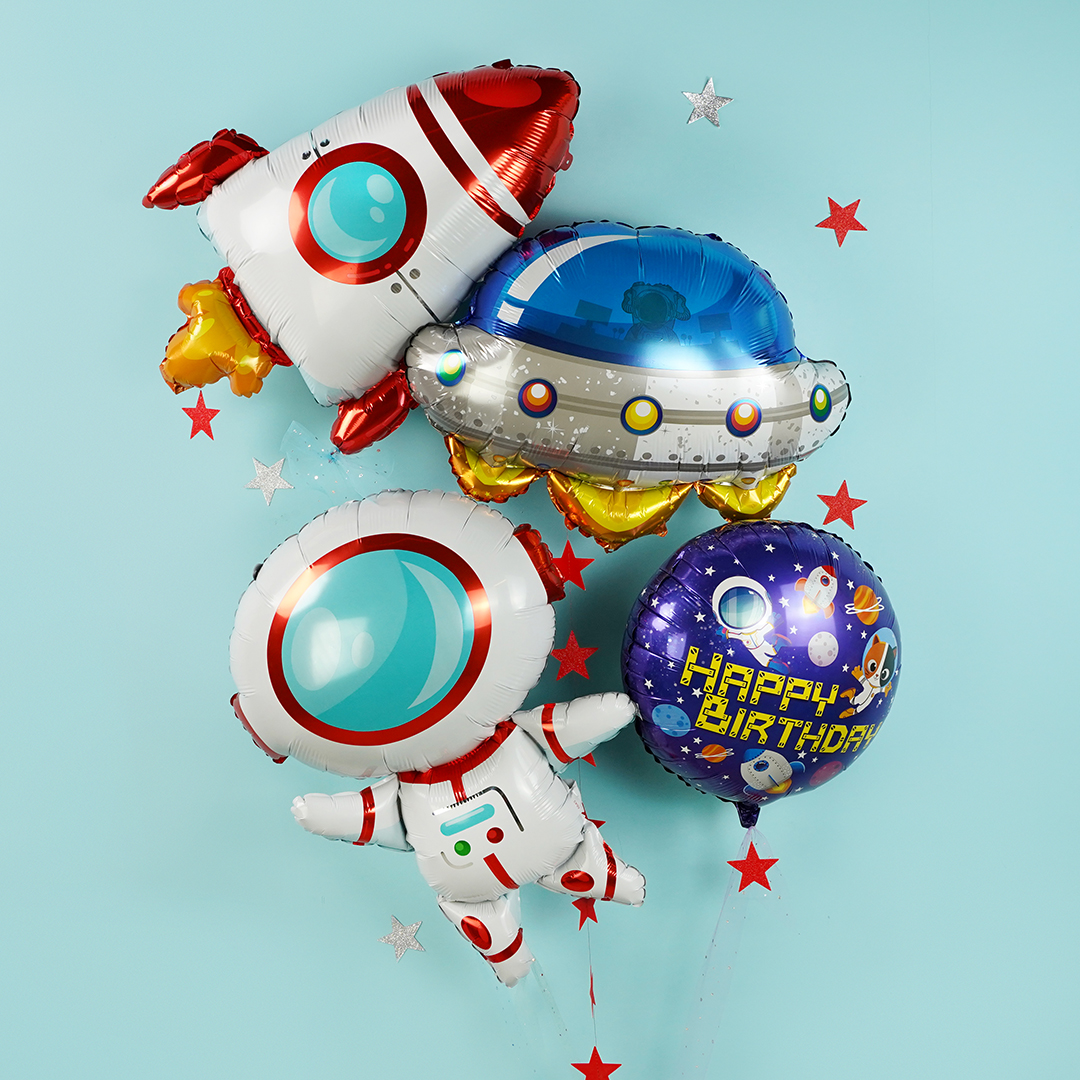 Шар (32''/81 см) Фигура, Ракета, 1 шт.