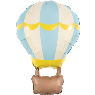 Шар (34''/86 см) Фигура, Воздушный шар, Голубой, Сатин, 1 шт. в уп.