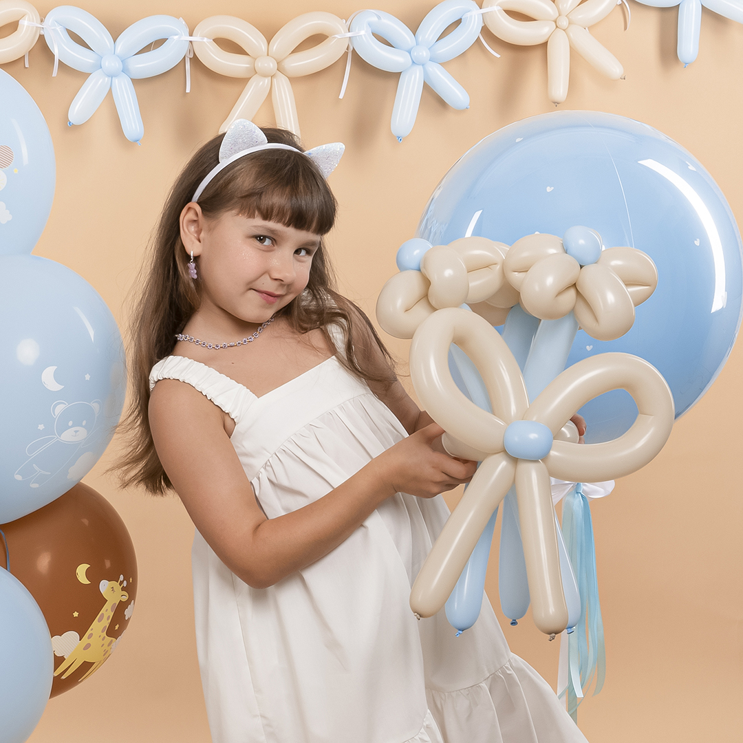 Шар (2''/5 см) ШДМ, Голубой, пастель, 100 шт.