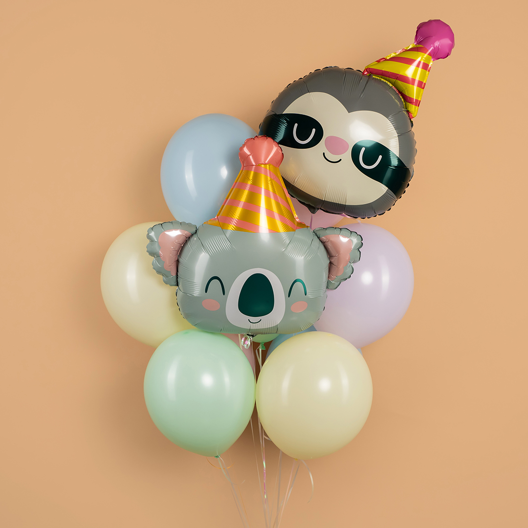 Шар (22''/56 см) Фигура, Коала в колпачке, 1 шт.