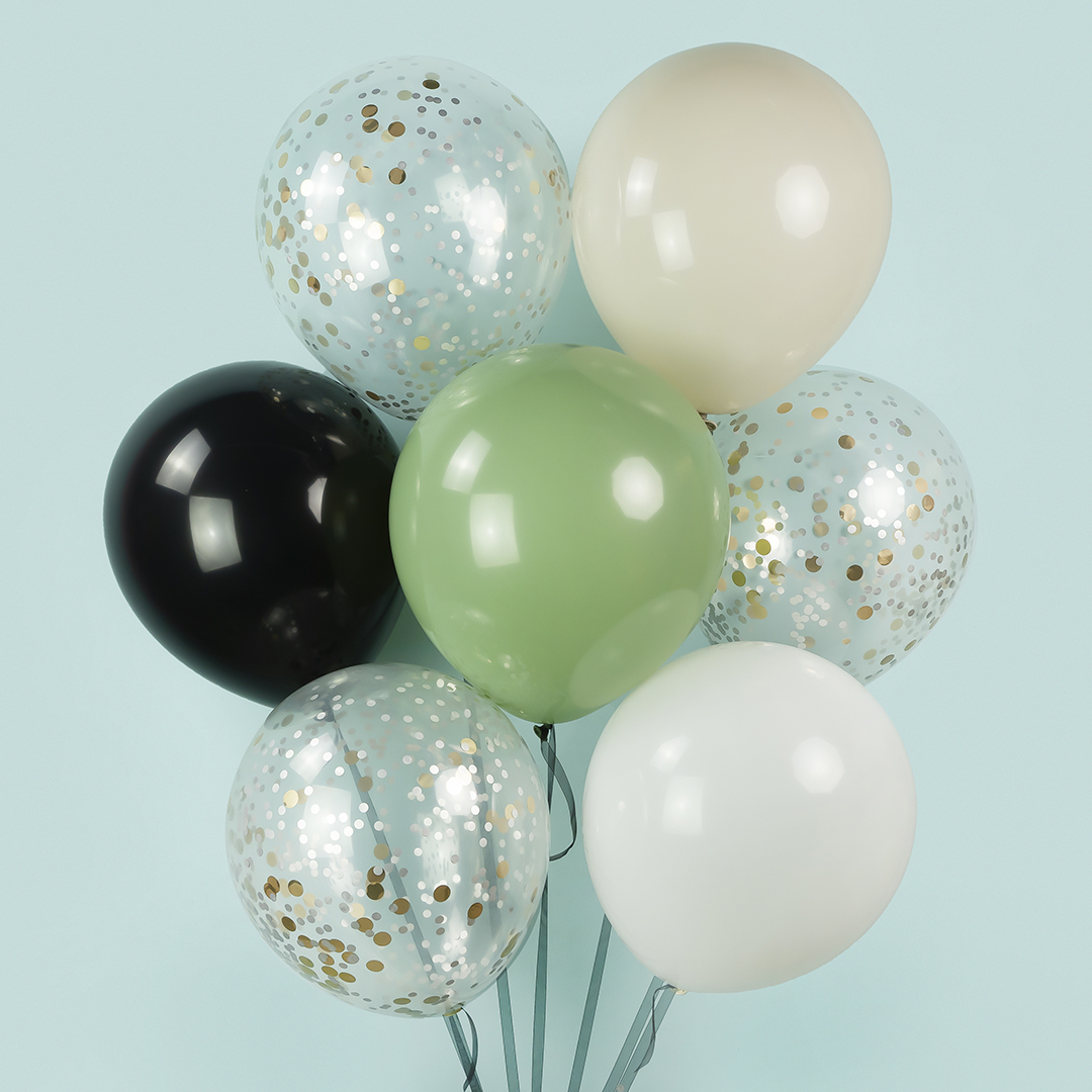 Шар (18''/46 см), Прозрачный, кристалл, 10 шт.