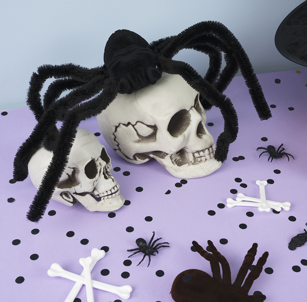 Декоративное украшение, Паук, Черный, 16*12 см, 1 шт.