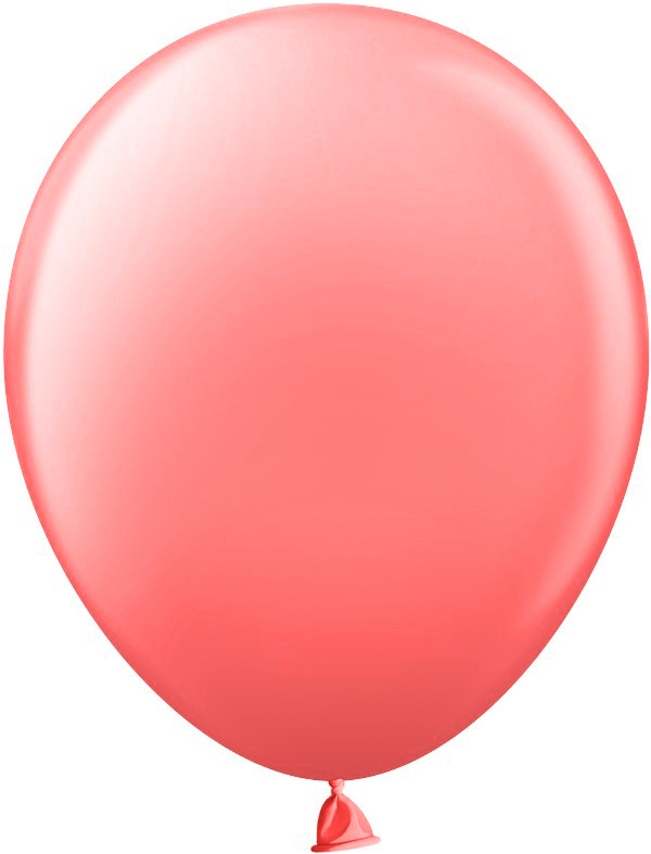 Шар (10''/25 см), Красный коралл, макарунс, 100 шт.