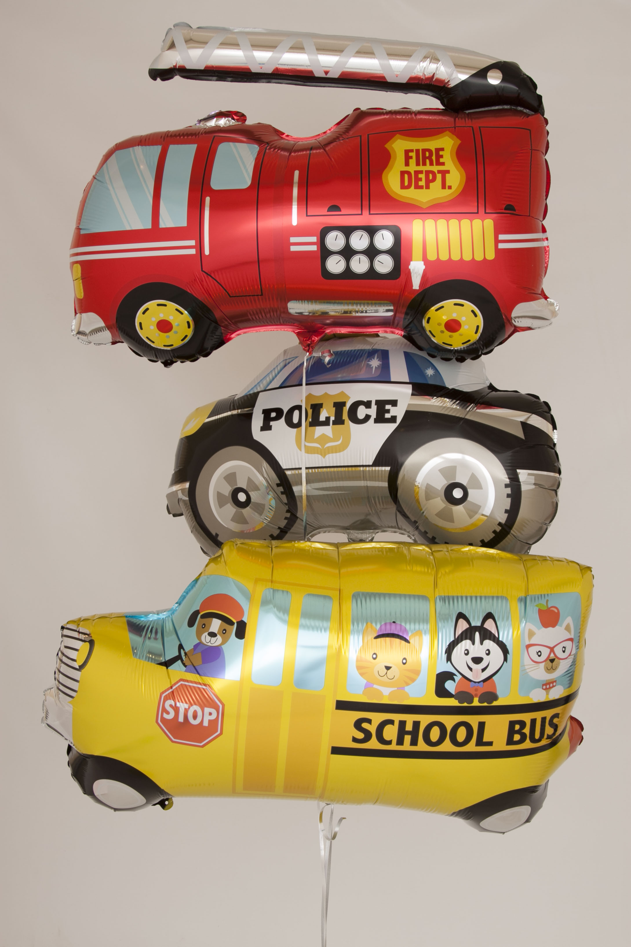 Шар (32''/81 см) Фигура, Пожарная машина, Красный, 1 шт.