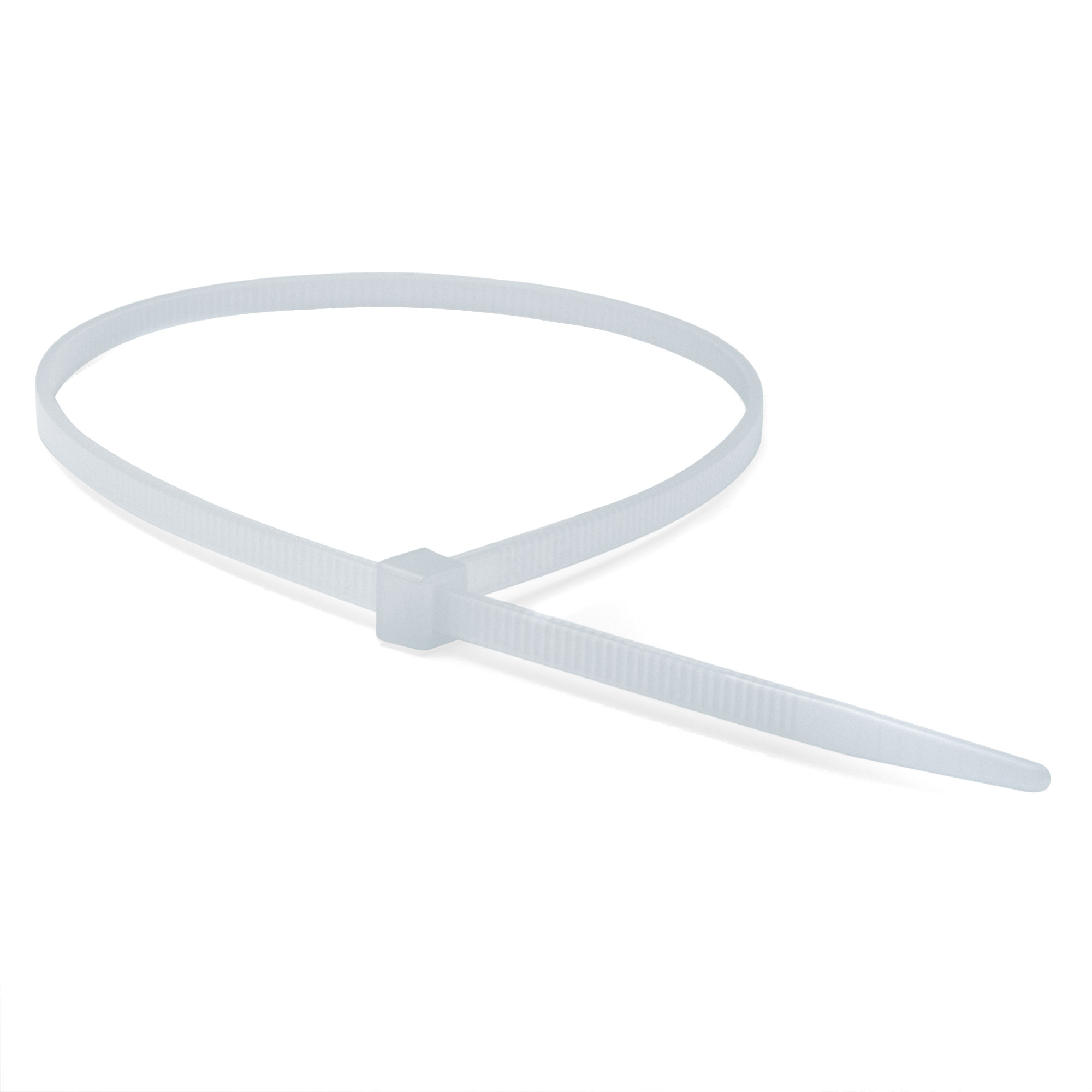 Стяжка (хомут) 2,5*100 мм. Белый, 100 шт.