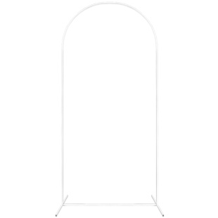 Арка для шаров Полукруглая, металл, 1*2,2 м, Белый, 1 шт.