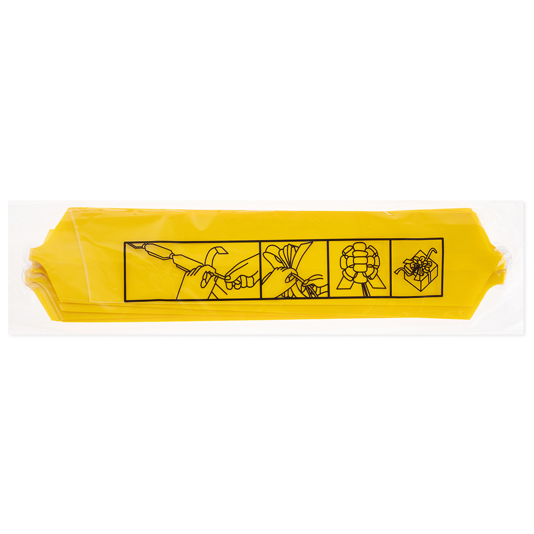 Бант Шар, Желтый, Лаковый, 36 см, 1 шт. в упак. 