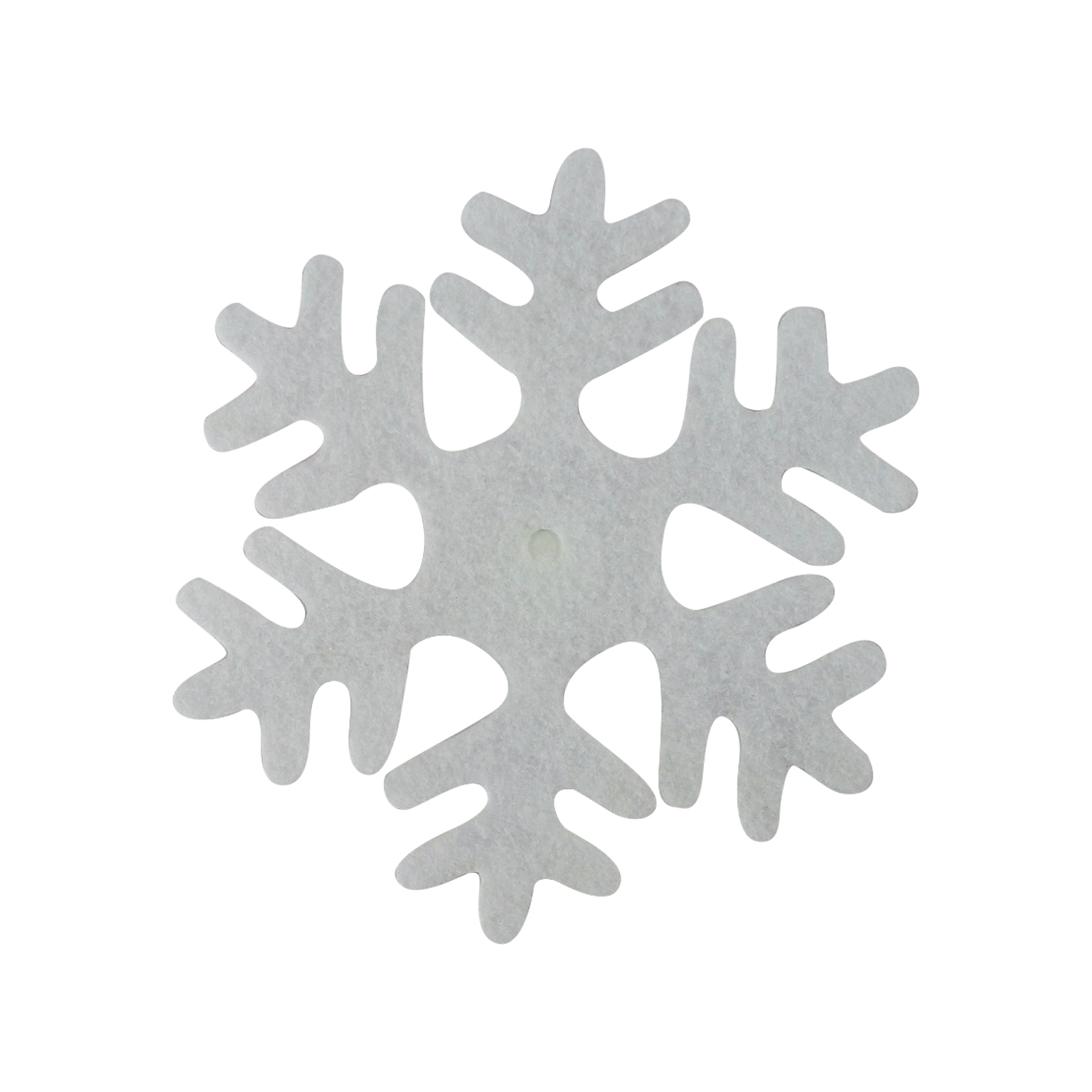Декоративное украшение Снежинки Пушинки, 15 см, Белый, 5 шт.