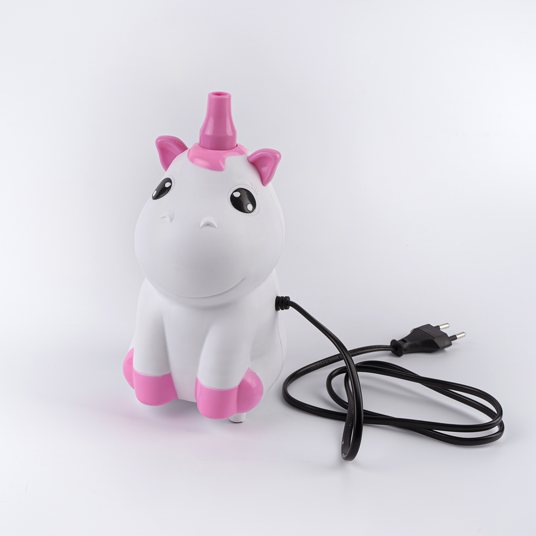 Компрессор, Единорог, Белый/Розовый, 300 ватт, 1 шт.