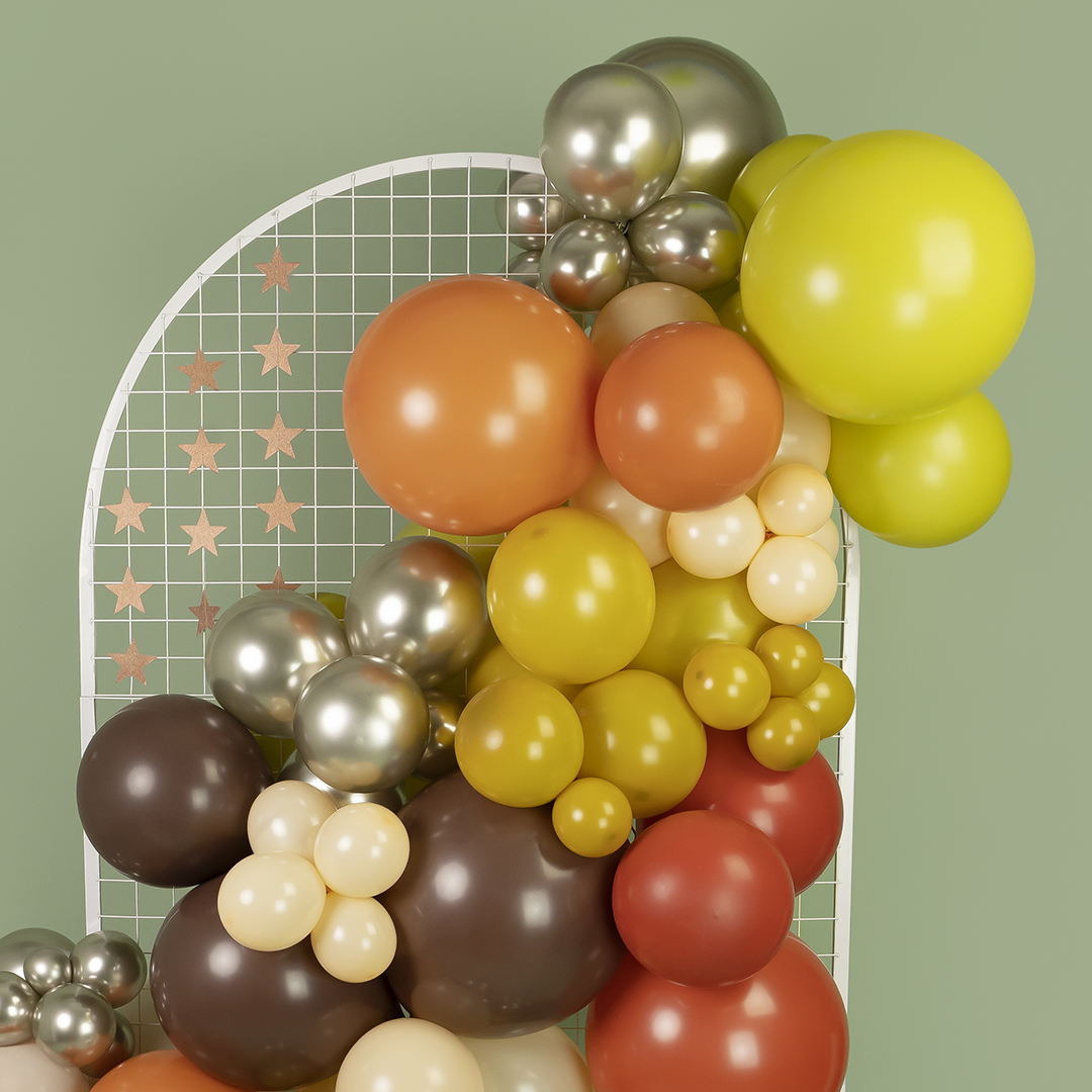 Шар (18''/46 см), Оливковый, пастель, 25 шт.