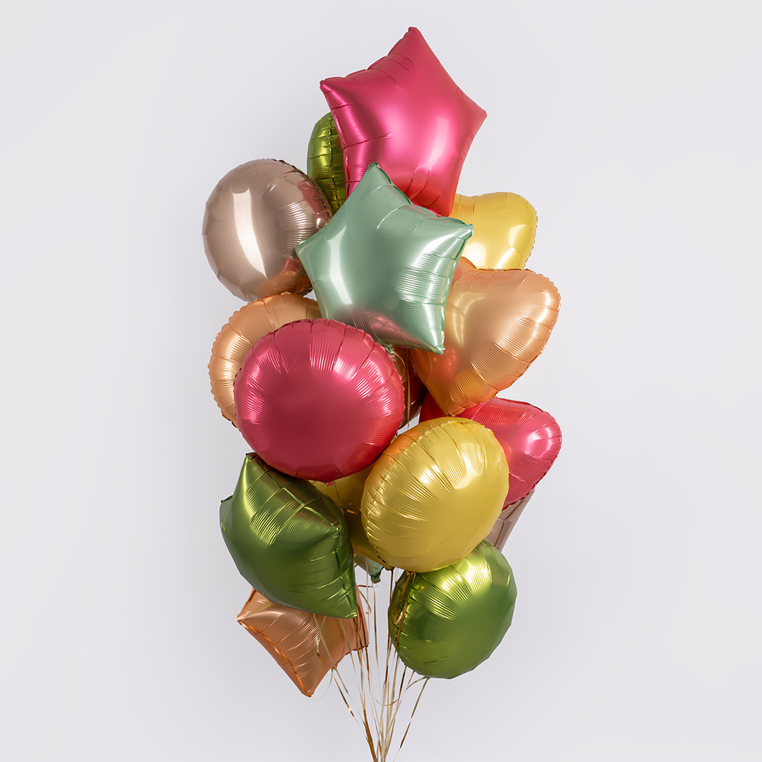 Шар (18''/46 см) Круг, Желтый банан, Сатин, 1 шт.