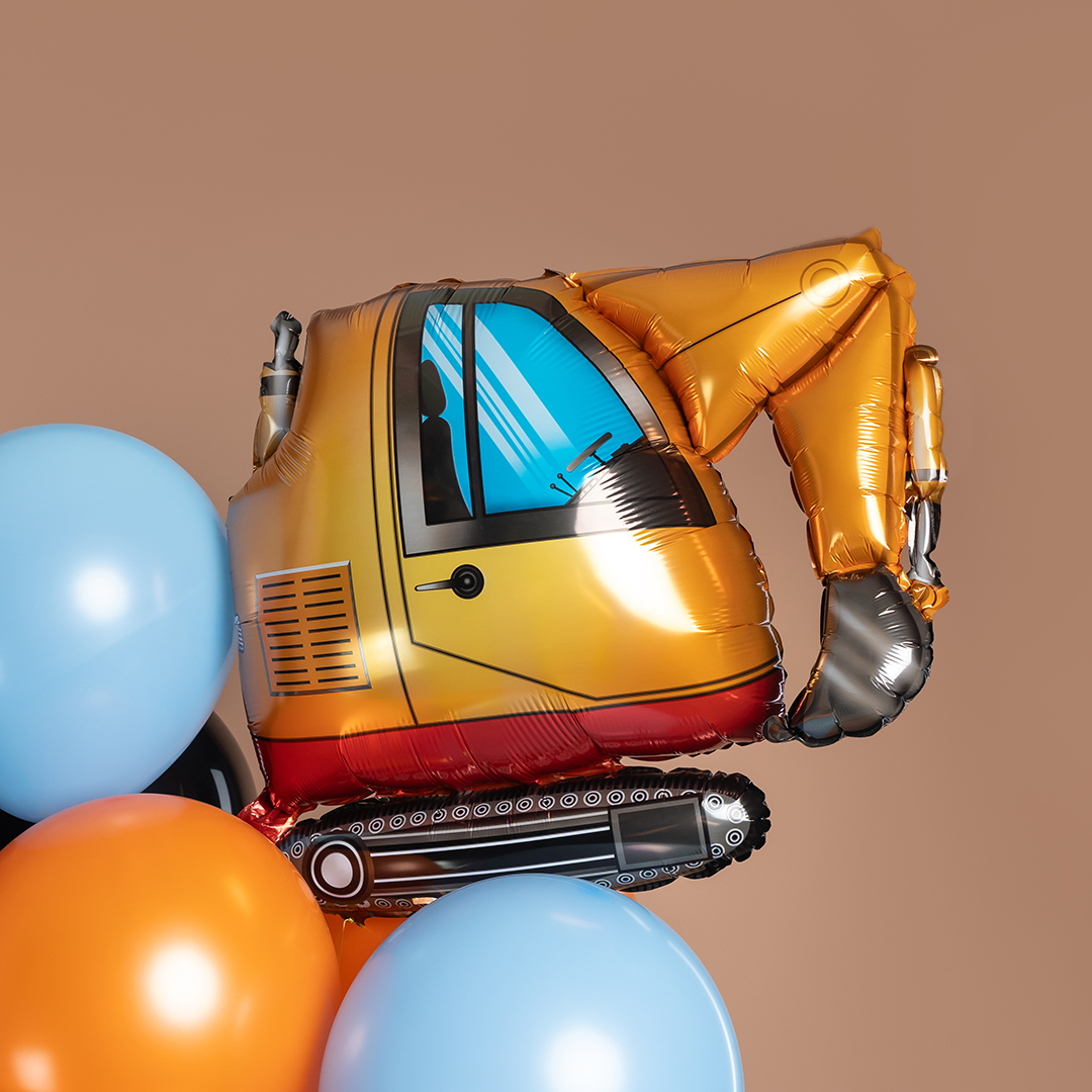 Шар (30''/76 см) Фигура, Экскаватор, 1 шт. в уп.