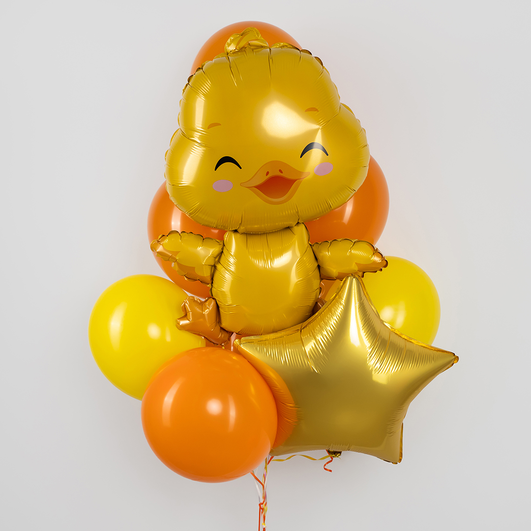 Шар (32''/81 см) Фигура, Маленький утенок, 1 шт.