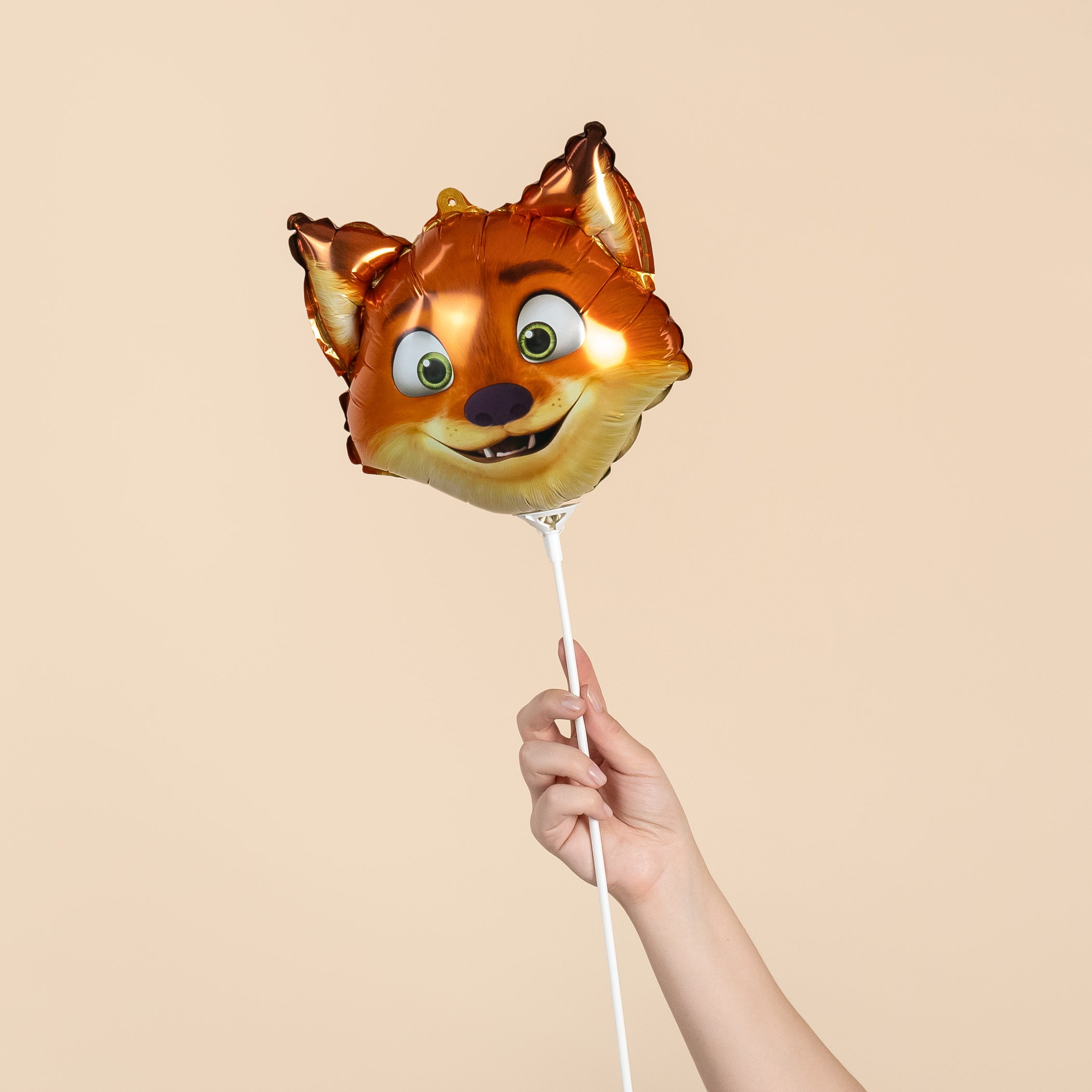 Шар (11''/28 см) Мини-фигура, Мистер Лис, 1 шт.