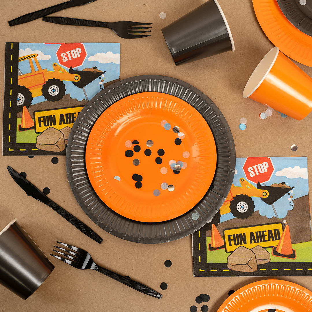 Сервировочные салфетки, Детская спецтехника, 33*33 см, 12 шт.