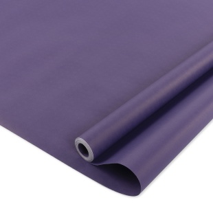 Упаковочная бумага, Крафт 70гр (0,7*10 м) Тонировка, Фиолетовый, 1 шт.