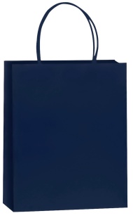 Пакет подарочный, Крафт 120гр, Мастхэв, Темно-синий, 15*12*6 см, 1 шт.