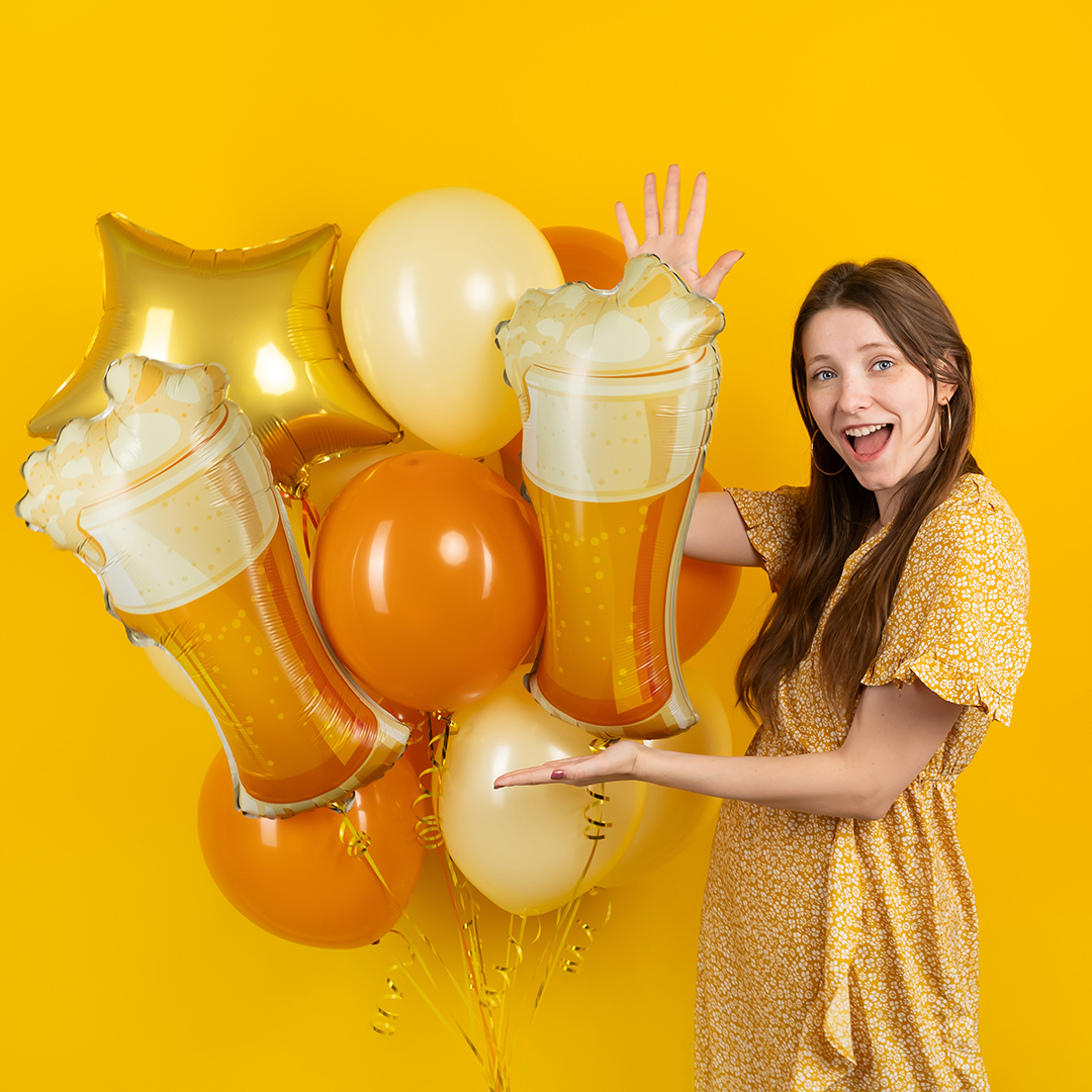 Шар (20''/51 см) Фигура, Кружка пива, 1 шт.