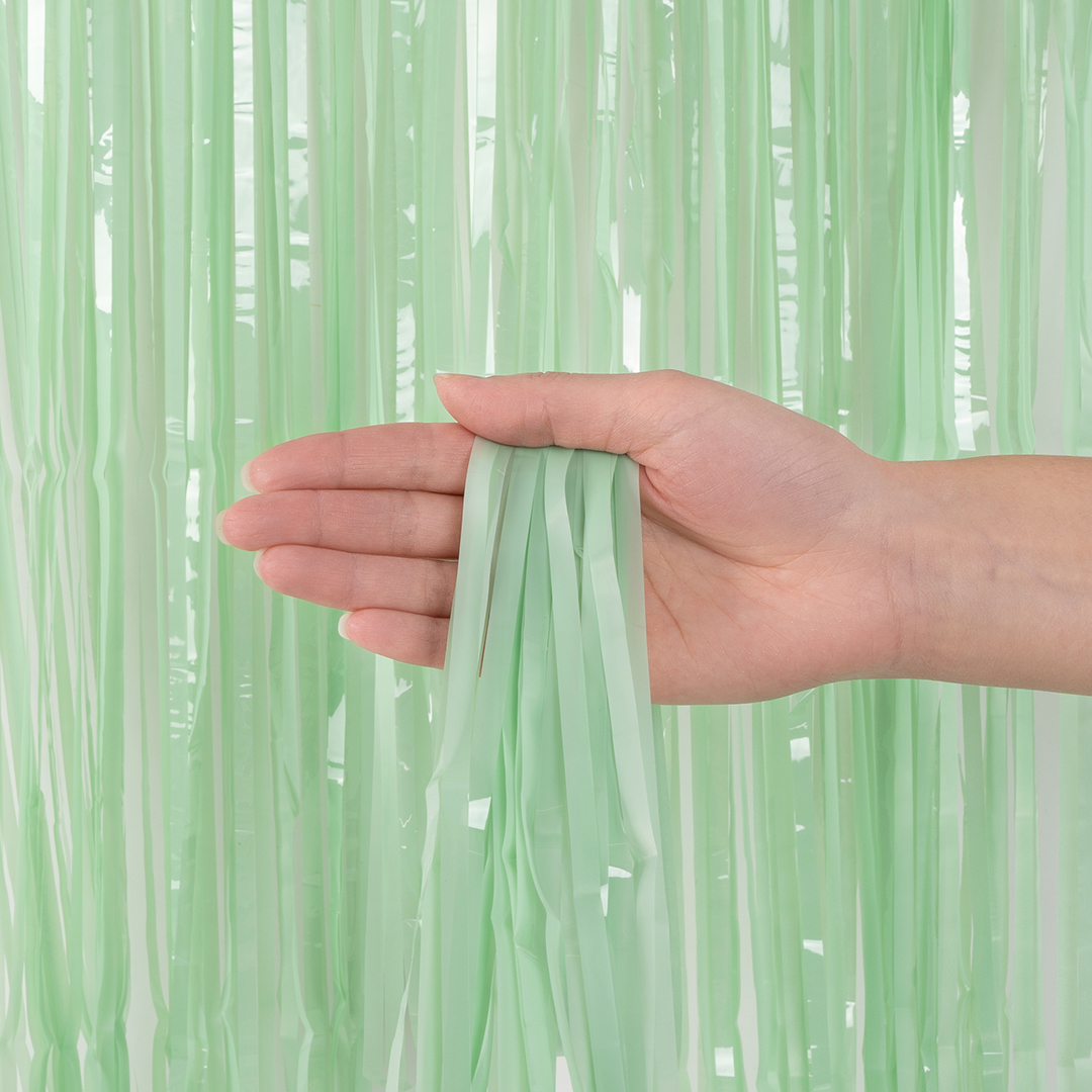 Занавес Дождик Салатовый, Макарунс, 100*200 см, 1 шт.