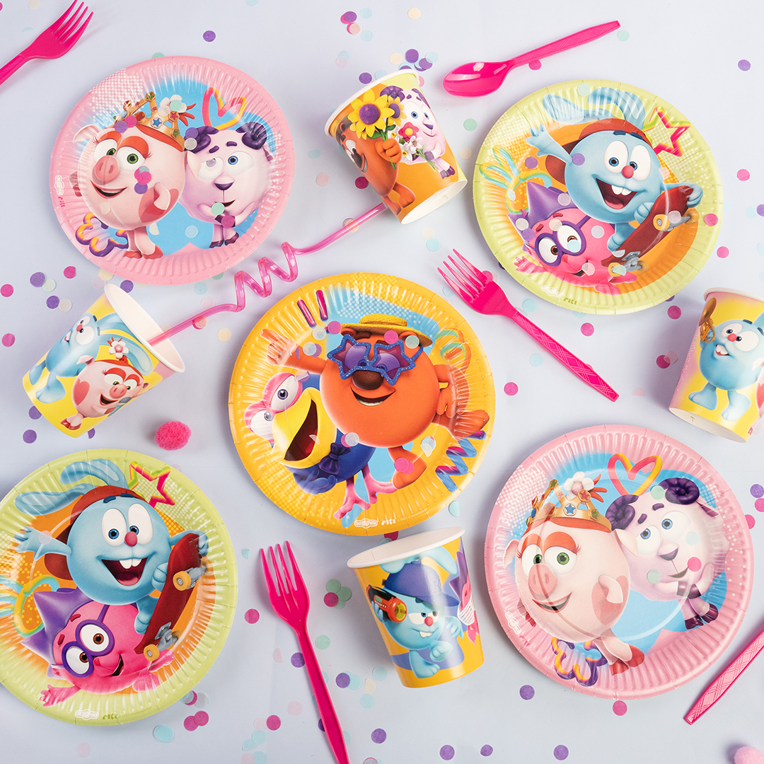 Стаканы (250 мл) Смешарики, Ассорти, 6 шт.