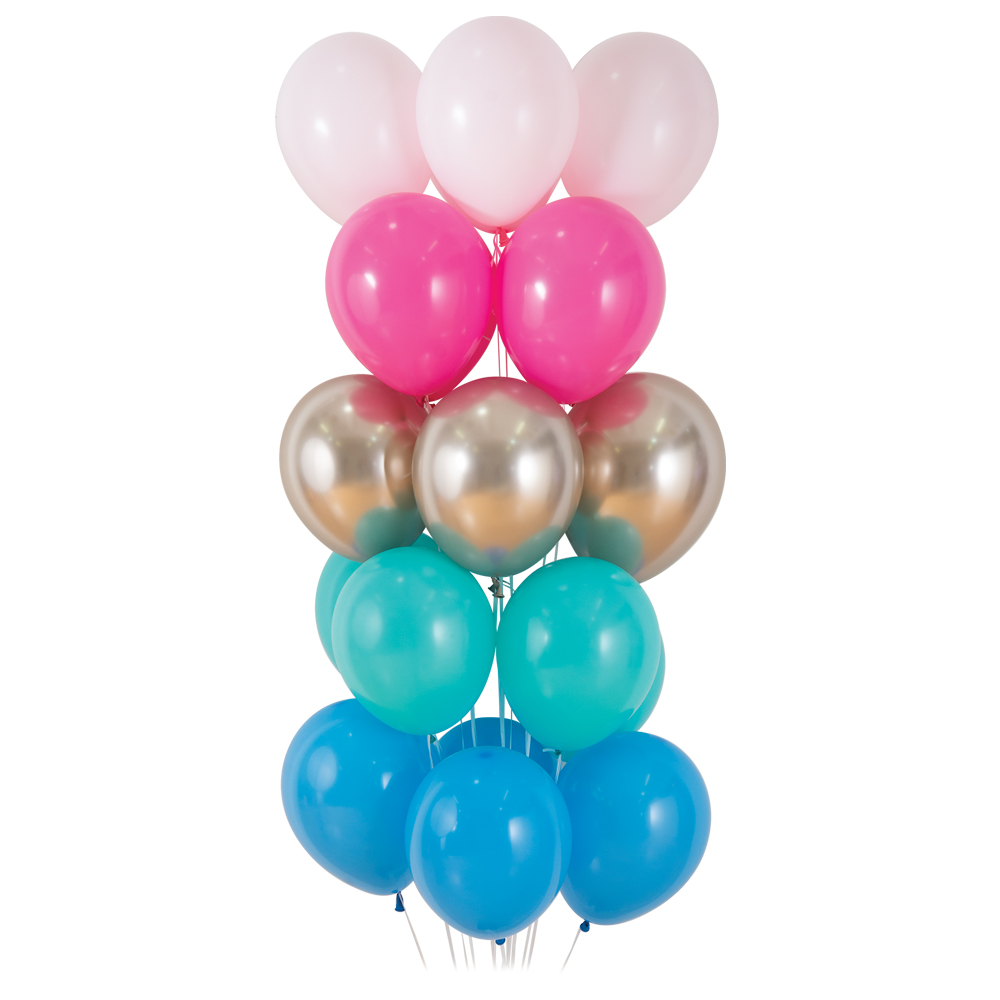 Шар (12''/30 см), Голубой (040), пастель, 12 шт.