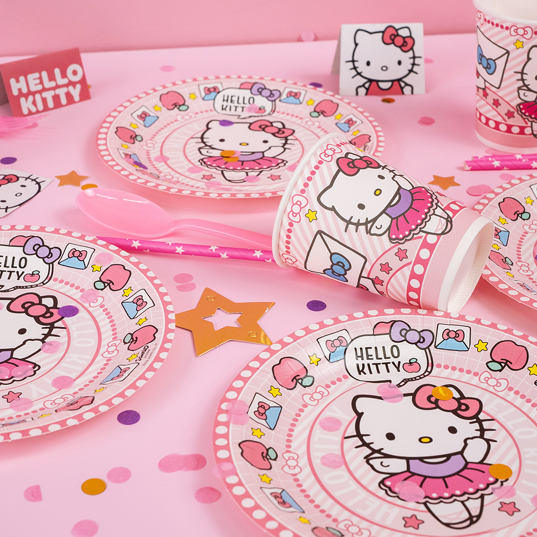 Тарелки (7''/18 см) Hello Kitty, 6 шт.