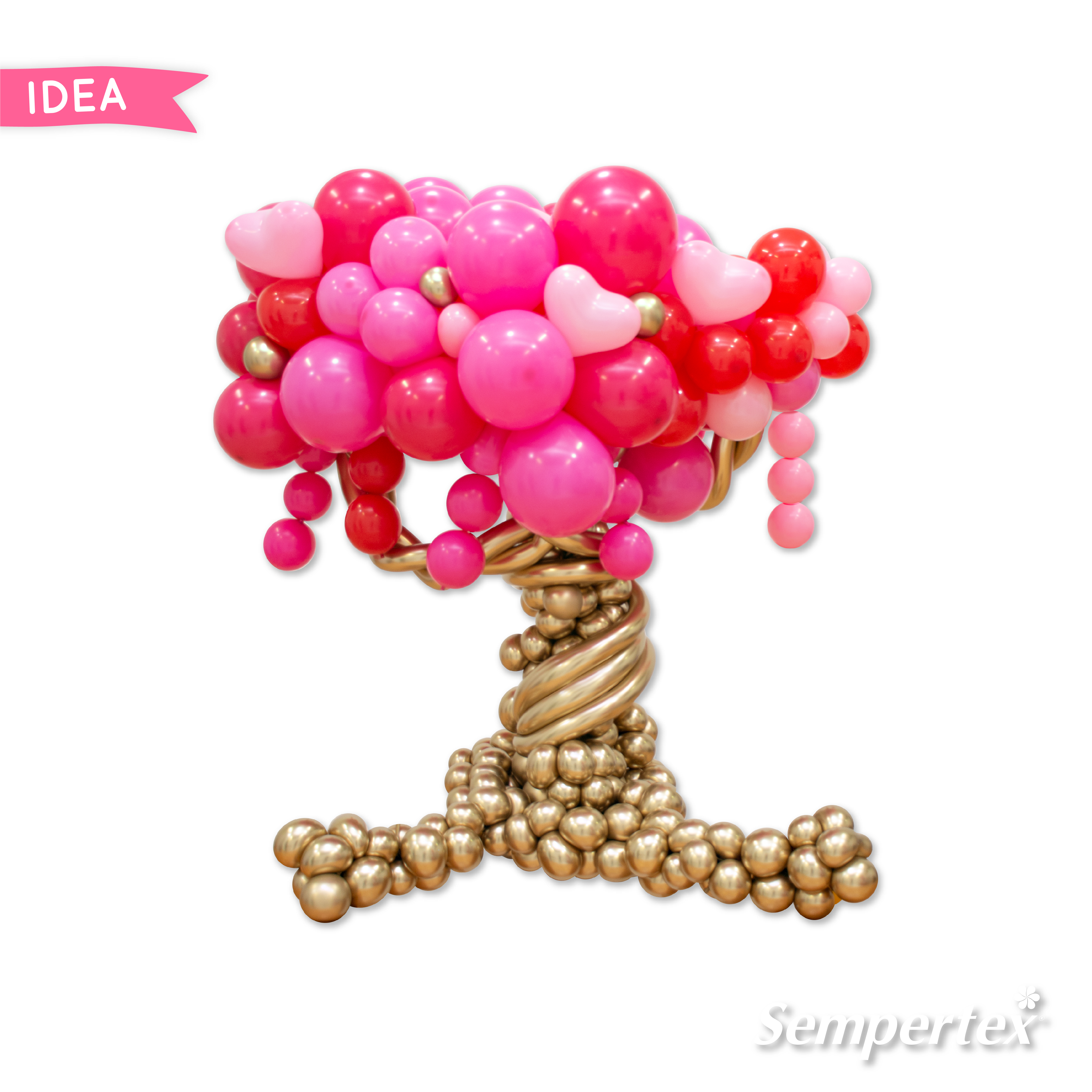 Шар (12''/30 см) Сердце, Розовый (009), пастель, 12 шт.