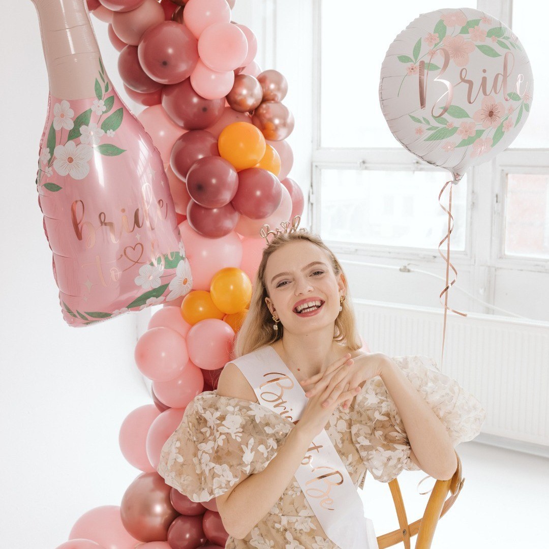 Шар (36''/91 см) Фигура, Бутылка Шампанское для Невесты, 1 шт.