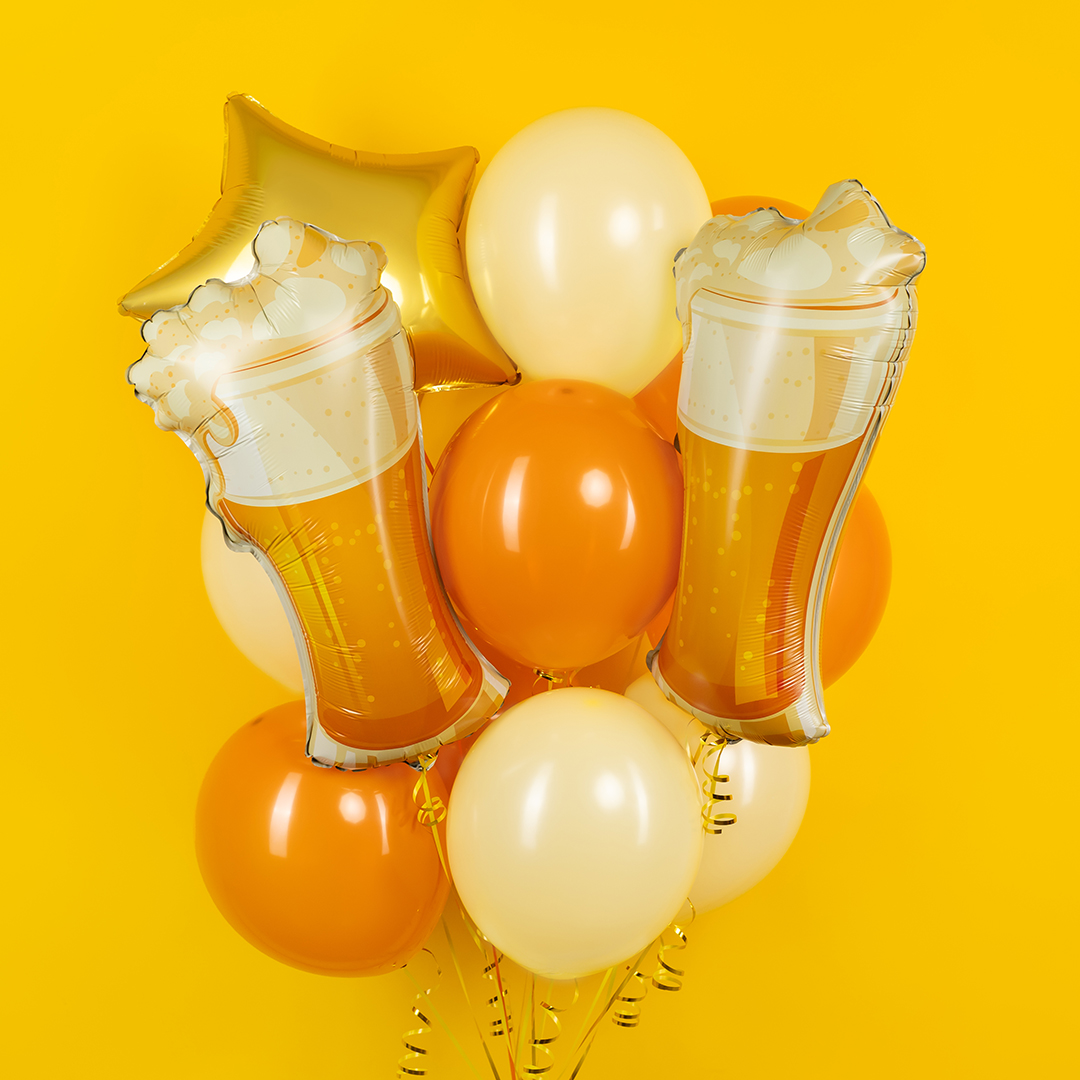 Шар (20''/51 см) Фигура, Кружка пива, 1 шт.