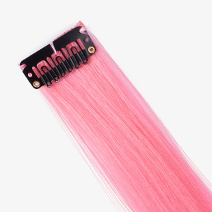 Цветная прядь для волос, Флуоресцентная, 5 гр., Розовый, Флуор, 50*3,2 см, 1 шт. 