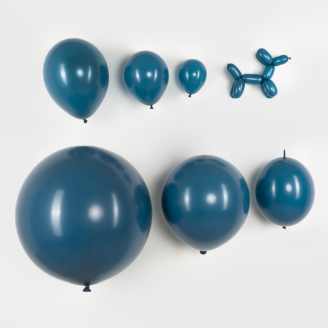 Шар (12''/30 см) Линколун, Глубокий бирюзовый (035), пастель, 50 шт.