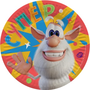 Тарелки (7''/18 см) Супер Буба, 6 шт.