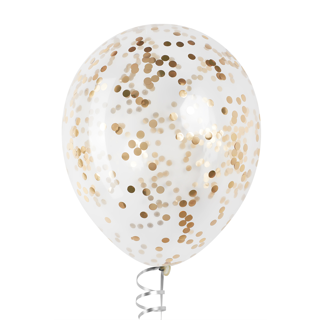 Конфетти фольга Круг, Золото, Хром, 1 см, 50 г.