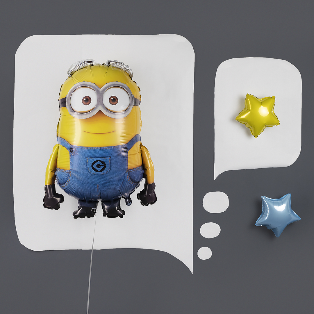 Шар (30''/76 см) Фигура, Миньоны, Дейв, 1 шт.