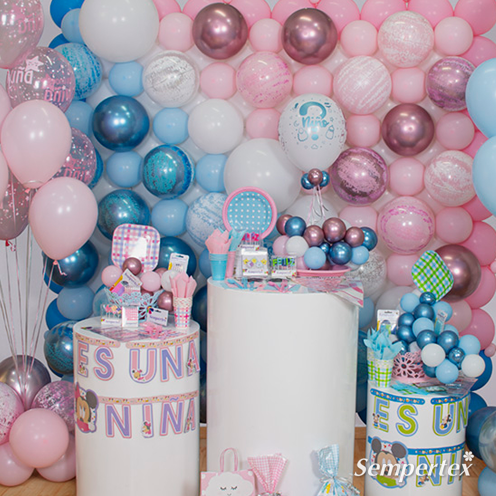 Шар (5''/13 см), Нежно-голубой (640), макарунс, 100 шт.