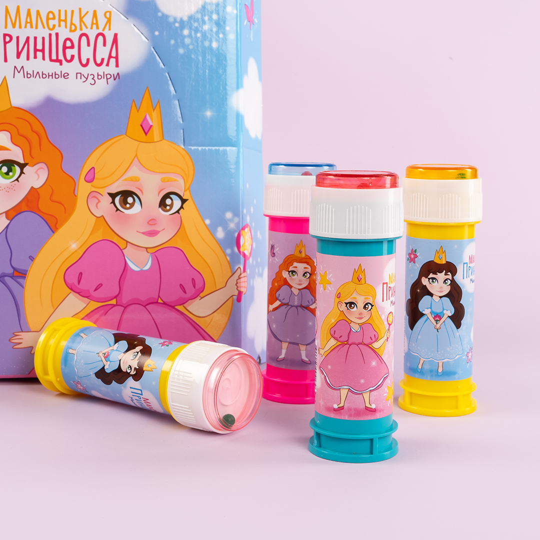 Мыльные пузыри Маленькая принцесса, 60 мл. 36 шт.