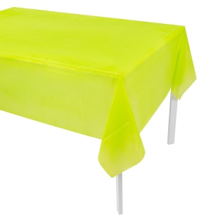Скатерть одноразовая, Мастхэв, Салатовый, 137*274 см, 1 шт.