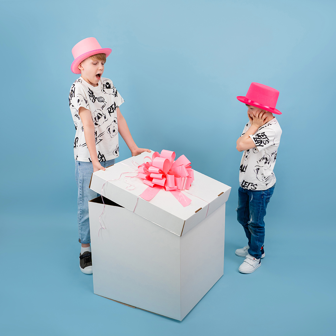 Бант Шар, Розовый, Лаковый, 36 см, 1 шт. в упак. 