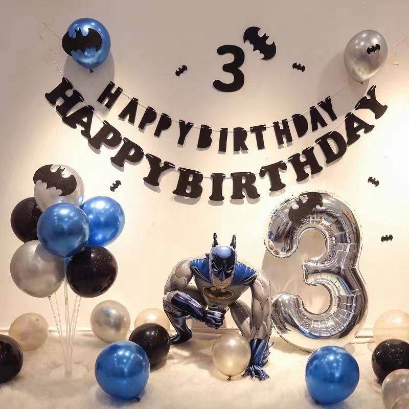 Шар (25''/64 см) Фигура 3D, Бэтмен, 1 шт. в уп.