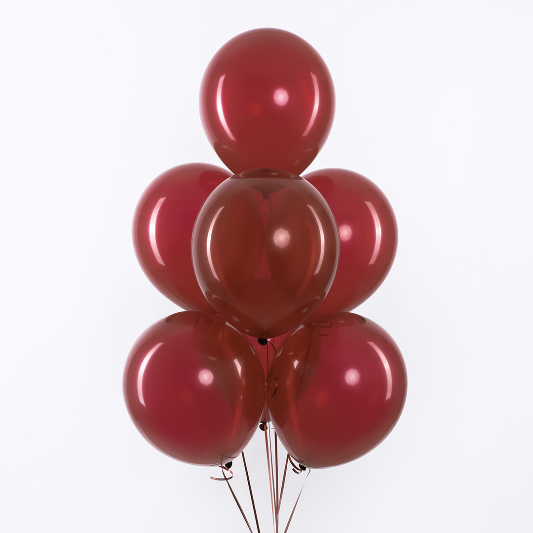 Шар (12''/30 см), Бургундия, пастель ретро, 100 шт.