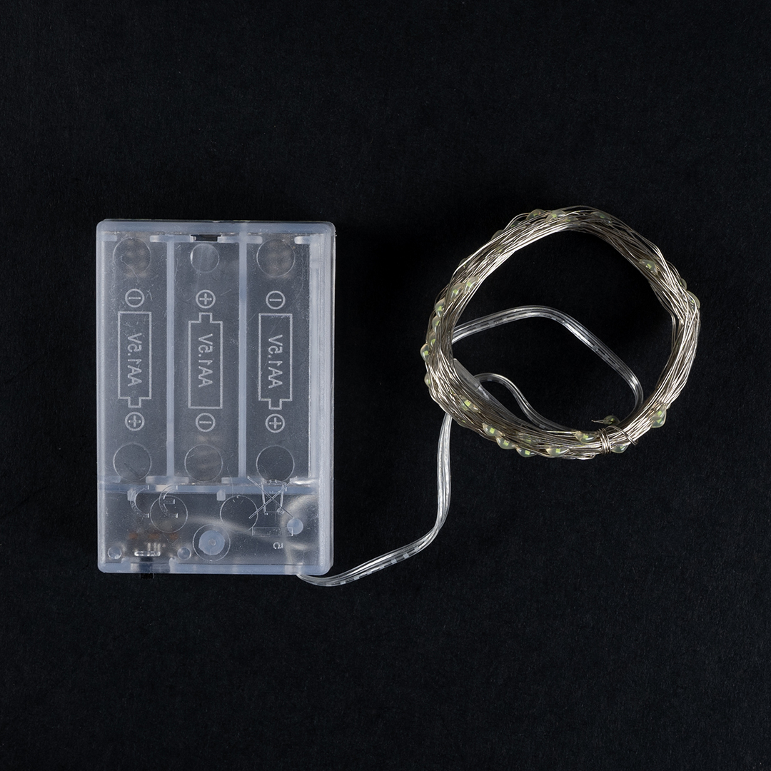 Светодиодная гирлянда, Роса 50 Led, IP14, 5 м. Зеленый, 1 шт.