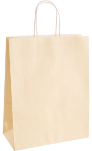 Пакет подарочный, Крафт 120гр, Мастхэв, Бежевый, 42*31*11,5 см, 1 шт.