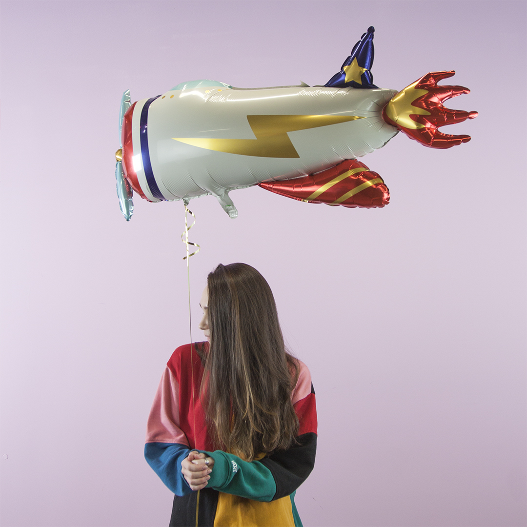 Шар (41''/104 см) Фигура, Самолет, 1 шт.