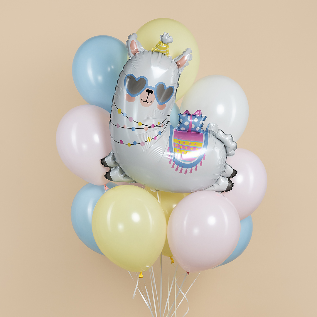 Шар (30''/76 см) Фигура, Лама в колпачке, 1 шт.