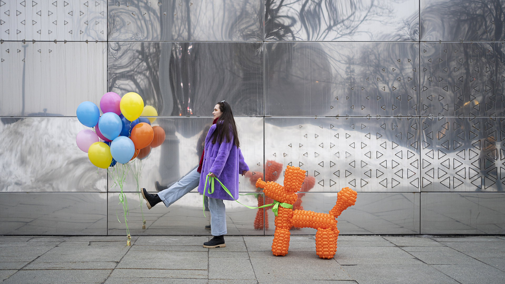 Шар (12''/30 см), Синий, пастель, 100 шт.