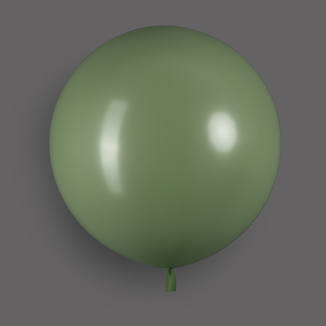 Шар (24''/61 см), Авокадо, пастель ретро, 3 шт.