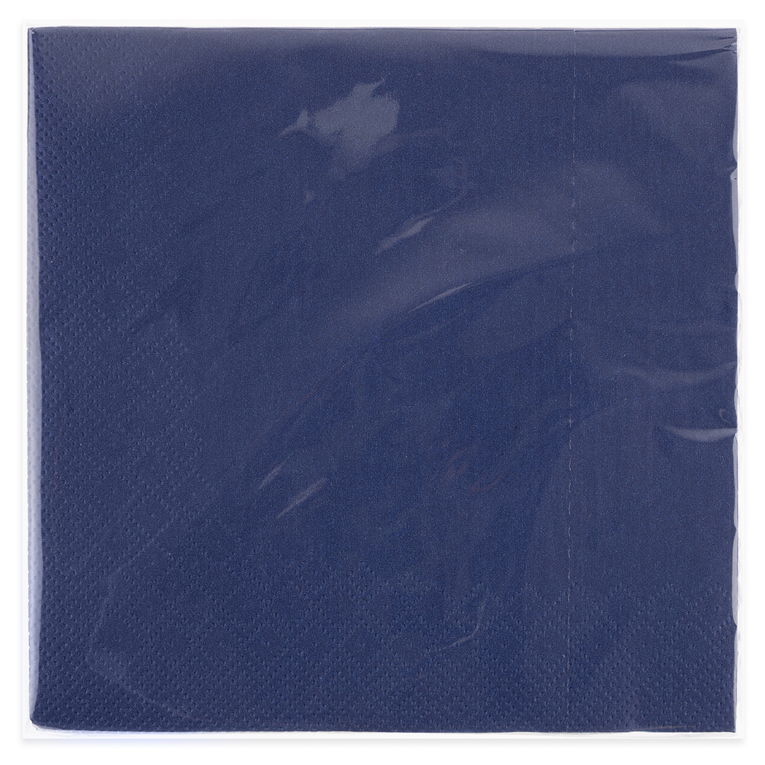 Сервировочные салфетки, Однотонные, Синий, 33*33 см, 20 шт.