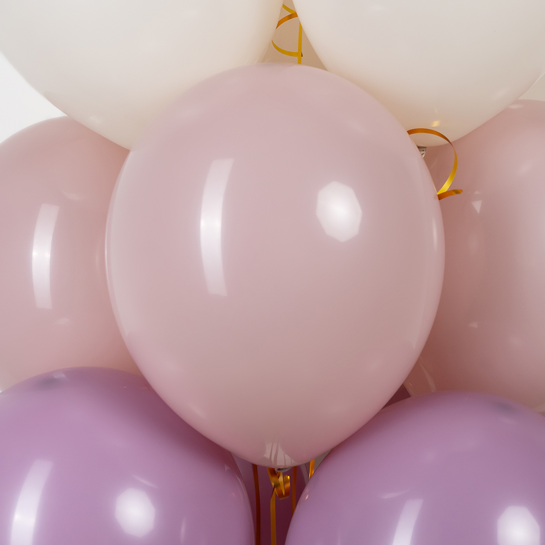 Шар (12''/30 см), Пыльная роза, пастель ретро, 100 шт.